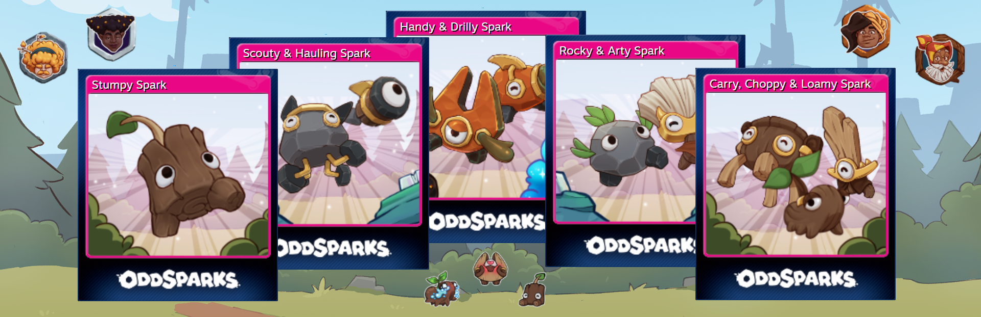 Oddsparks_Devlog_1-0-Release_AchievementsTradingCards